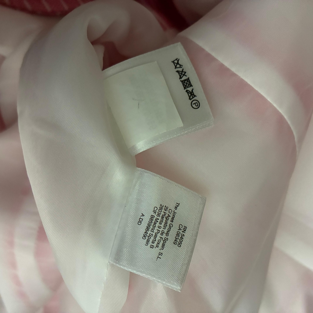 Le Suit | Career Suit Separates in Pink with White Stripes Size 14 - Picture 4 of 6
